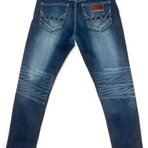 Unbranded Western Style Jeans W Stitch Pocket Medium Wash Wrangler Inspired S 31